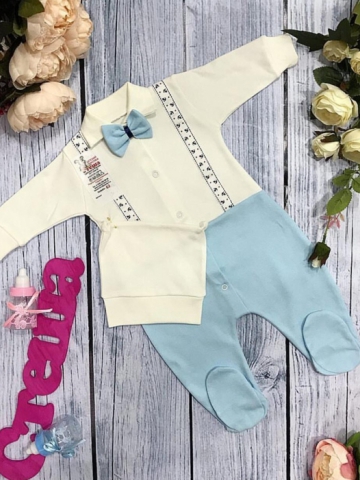 Купить оптом 127. Комбинезон с шапкой,100% хлопок интерлок в Волгограде